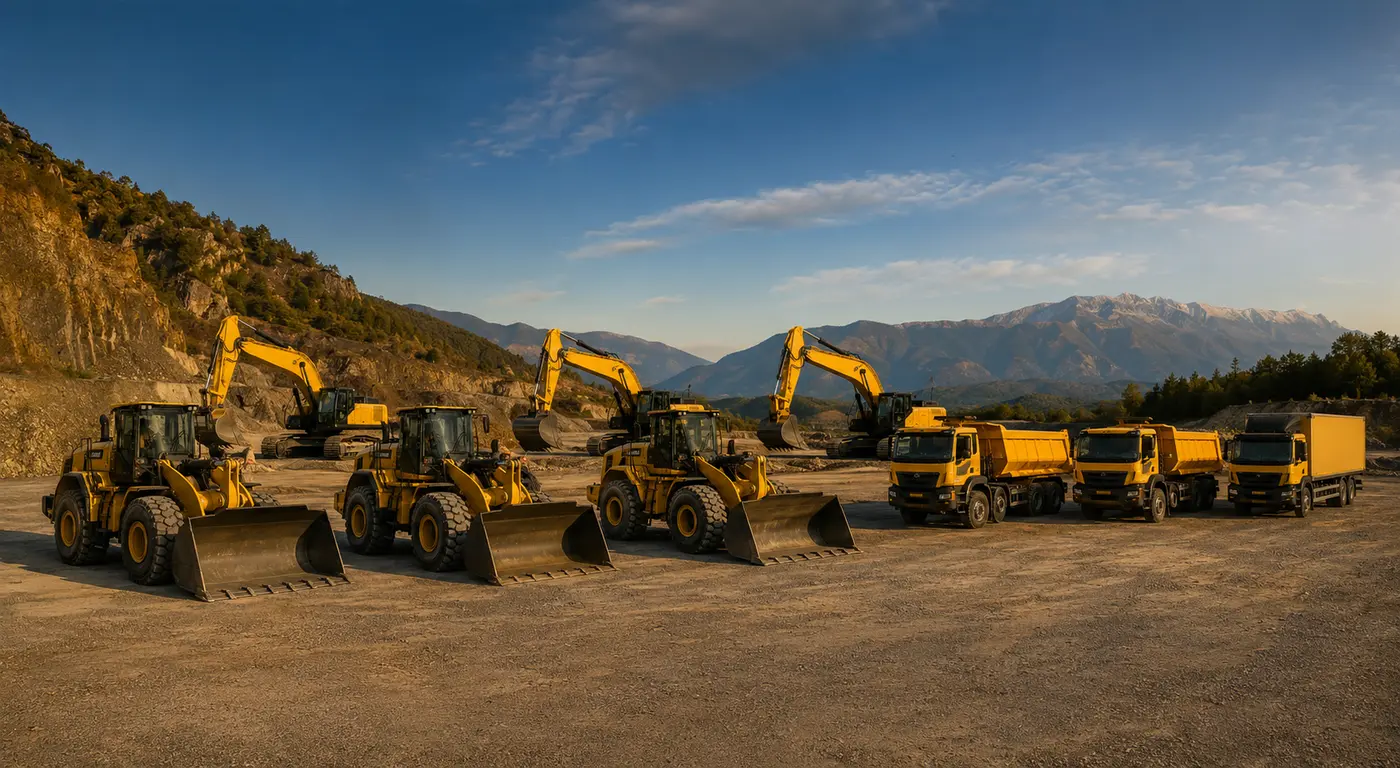 Bonyan Talash road-construction machinery fleet