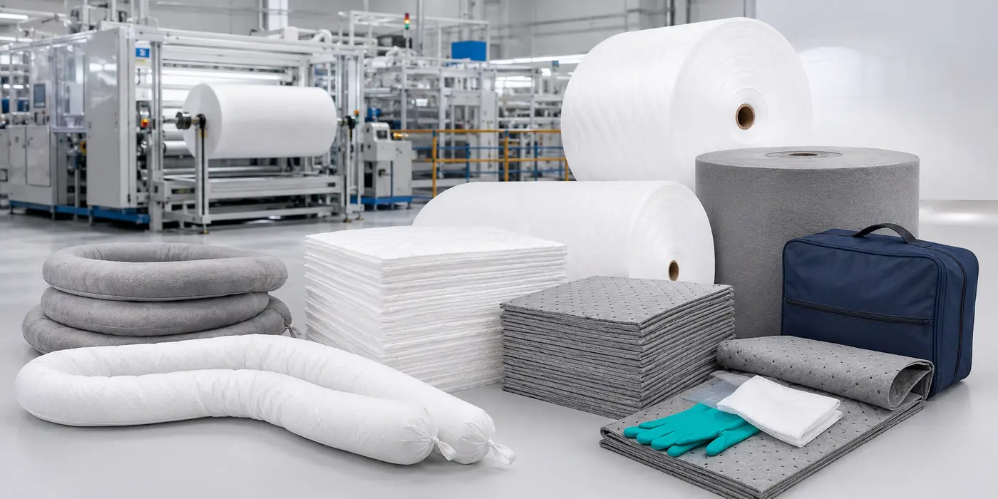Sepid Golbargh melt-blown textiles and oil absorbents